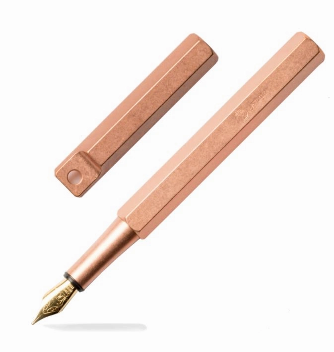 Ystudio Copper Portable Fountain Pen organic popular