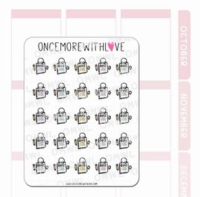 stackable seasonal M1108 Quiz Sticker Sheet