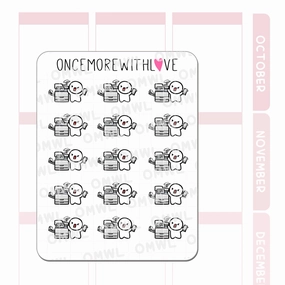 collapsible adjustable M1440 Mad Photocopying Sticker Sheet