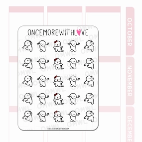 wholesale quickdry M659 Golf Munchkin Sticker Sheet