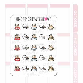 bold M960 Puppy Dog Food Sticker Sheet