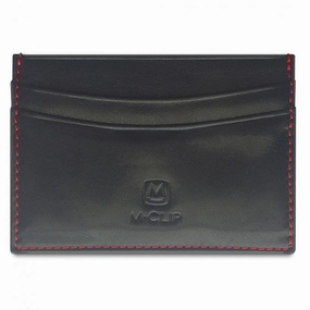 M-Clip Black Horizontal Leather Rfid Case lasting ceramic