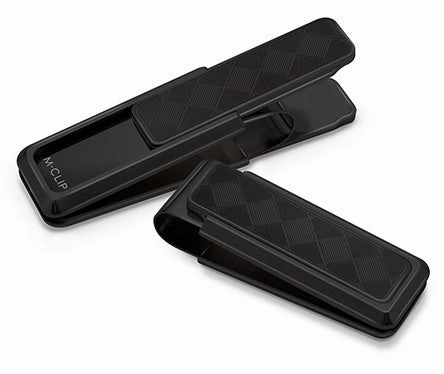 M-Clip Blackout Stainless Herringbone Money Clip neutral