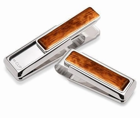 M-Clip Bubinga Wood Money Clip cotton strong