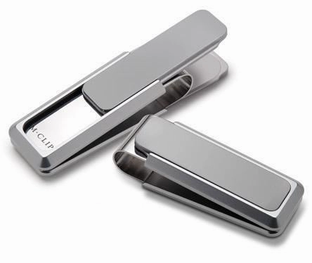 boxed M-Clip Natural Solid Slide Money Clip
