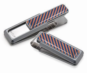professional M-Clip Natural Uv2 W/Orange & Blue Money Clip