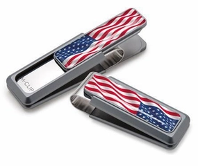 M-Clip Natural With Us Flag Money Clip handy