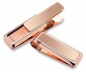 M-Clip Rose Gold Channeled Slide Money Clip giant