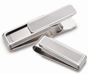 steel biodegradable M-Clip Stainless Brushed Polish Border Money Clip