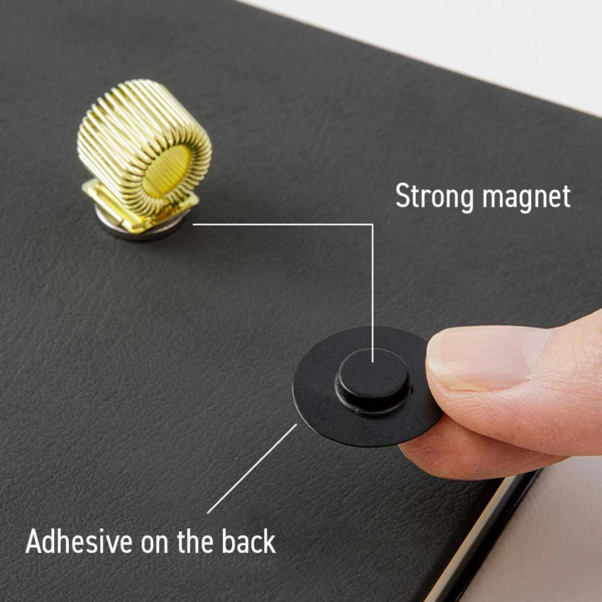 paper Magnet Pen Holder // Gold