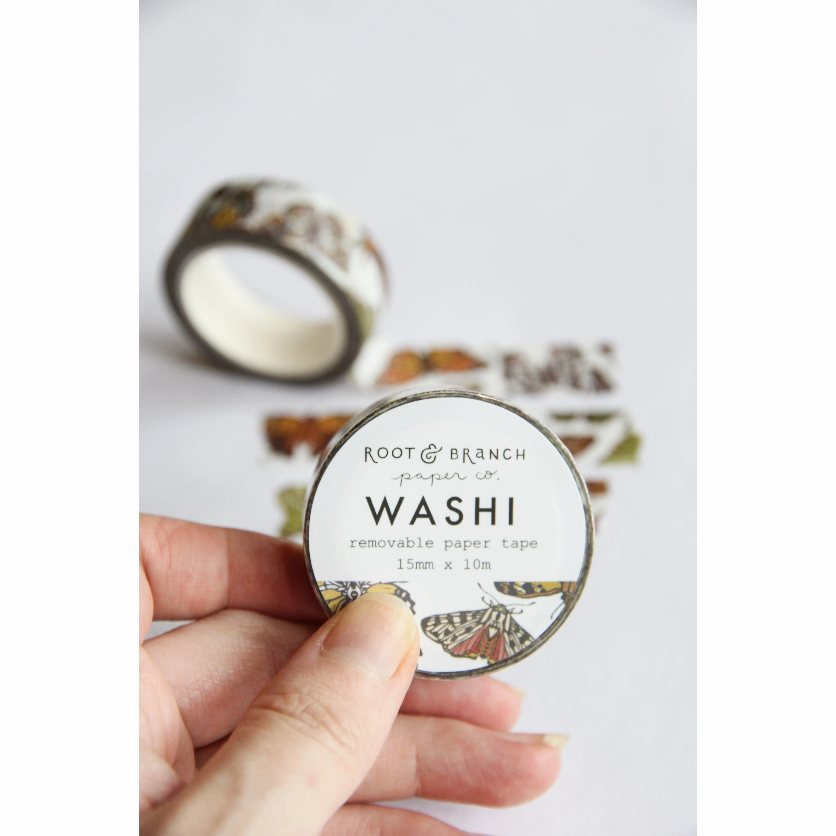 ceramic Butterfly   Moth Washi Tape