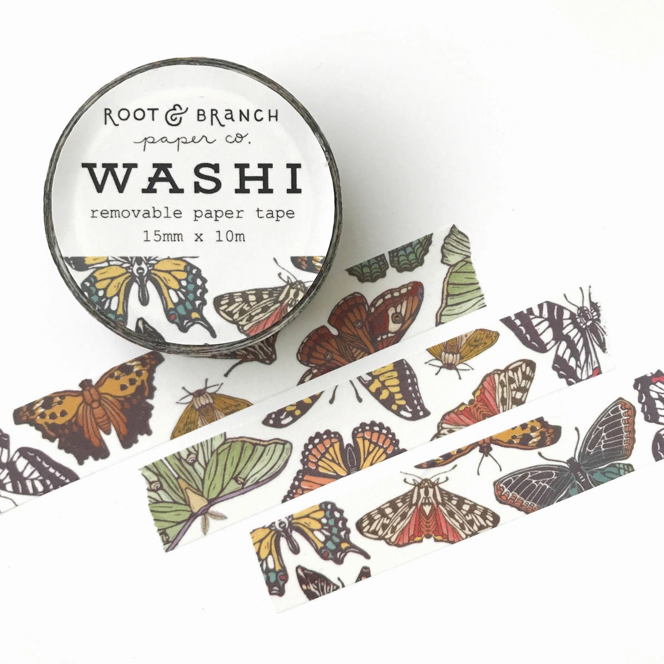 stackable resin Butterfly   Moth Washi Tape