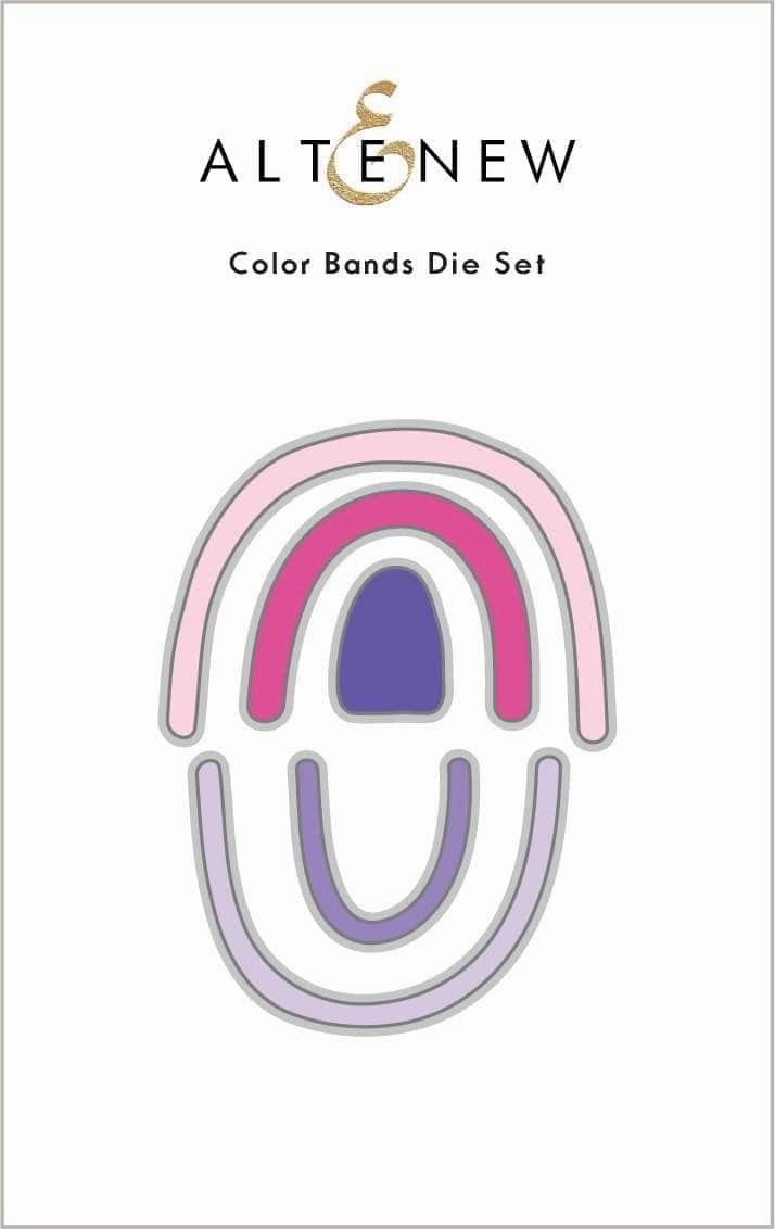 foldable locking Color Bands Die Set