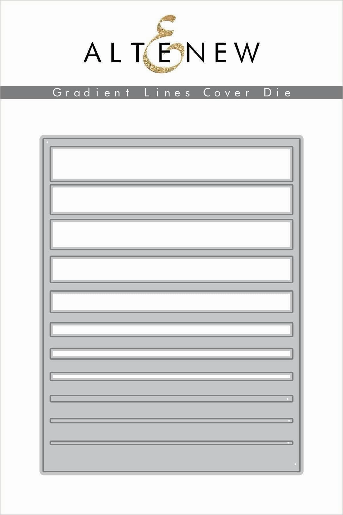 deluxe affordable Gradient Stripes Cover Die
