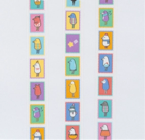 antislip gift Hobonichi Hobotoridori "Stamps" Washi Tape 15Mm