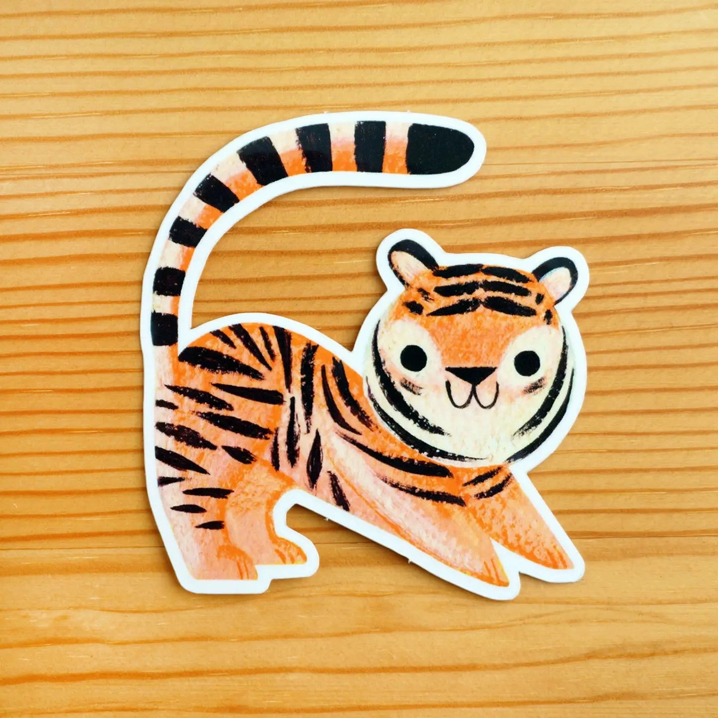 sealed affordable Nellie Le Little Tiger Vinyl Sticker