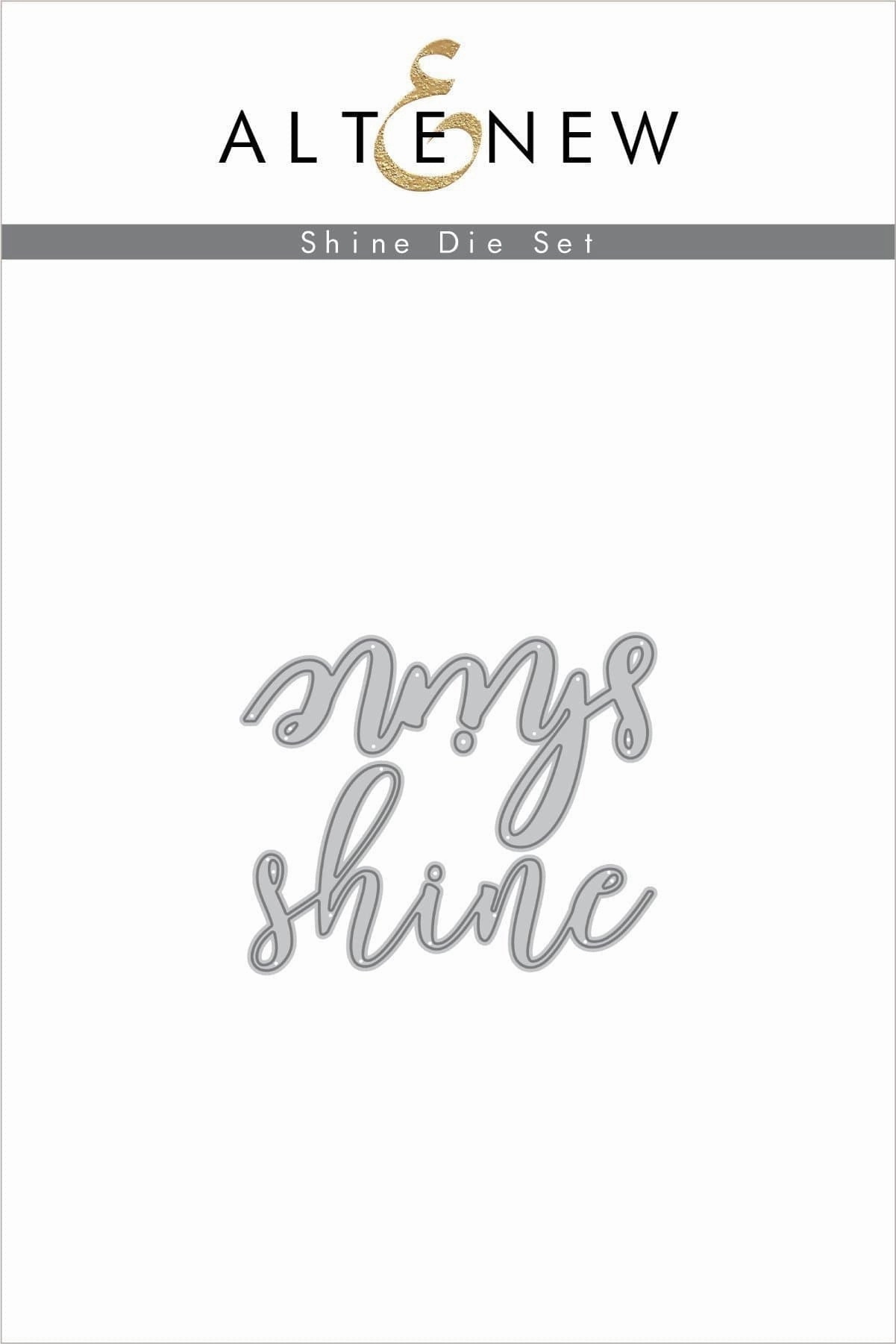 paper plastic Shine Die Set