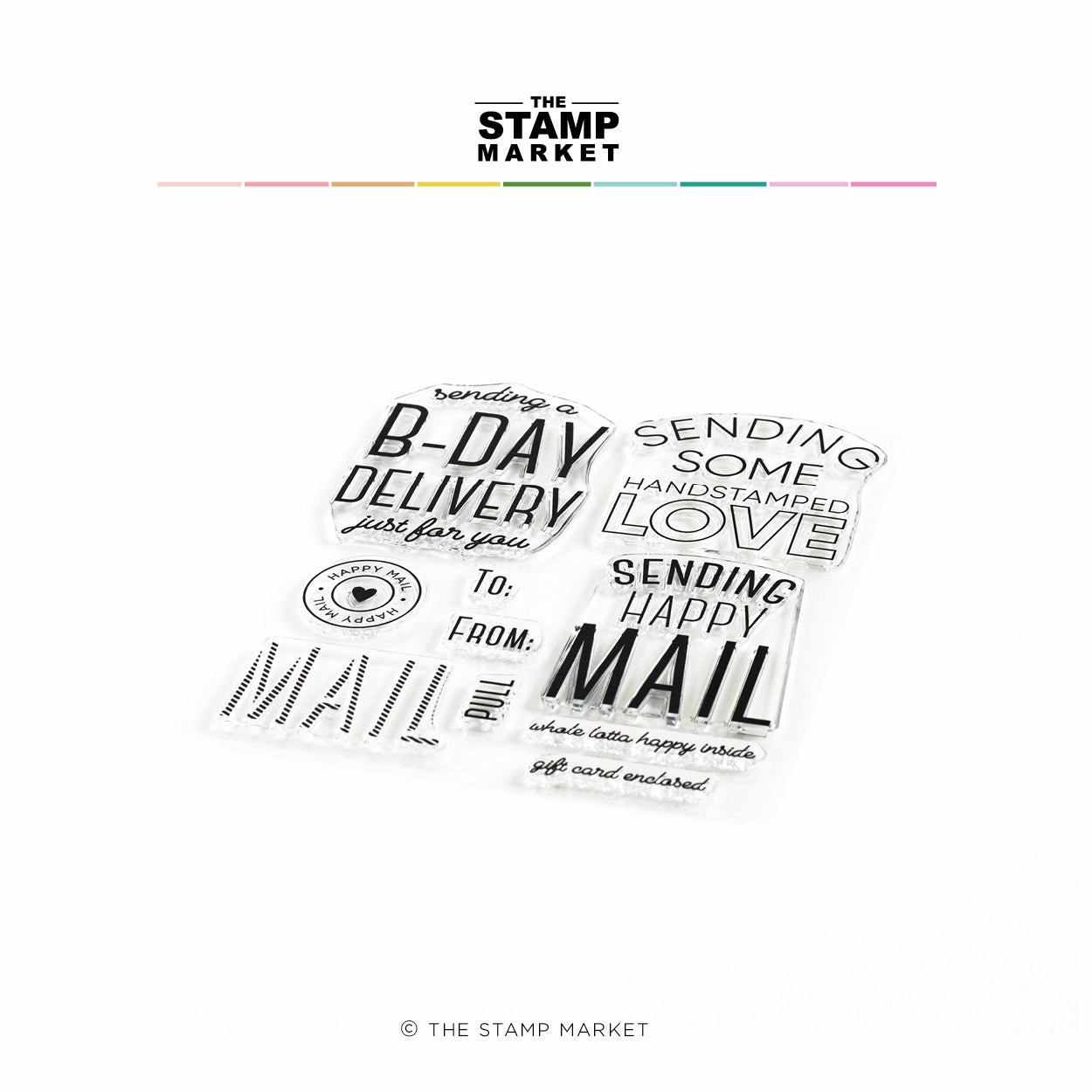 Mailbox Messages Stamp Set ergonomic