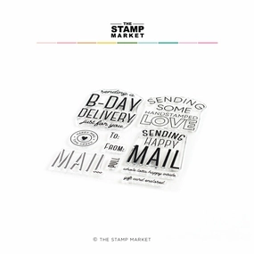 Mailbox Messages Stamp Set ergonomic