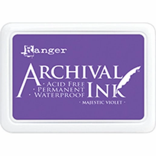 Majestic Violet Archival Ink Pad #0 wrapped gift