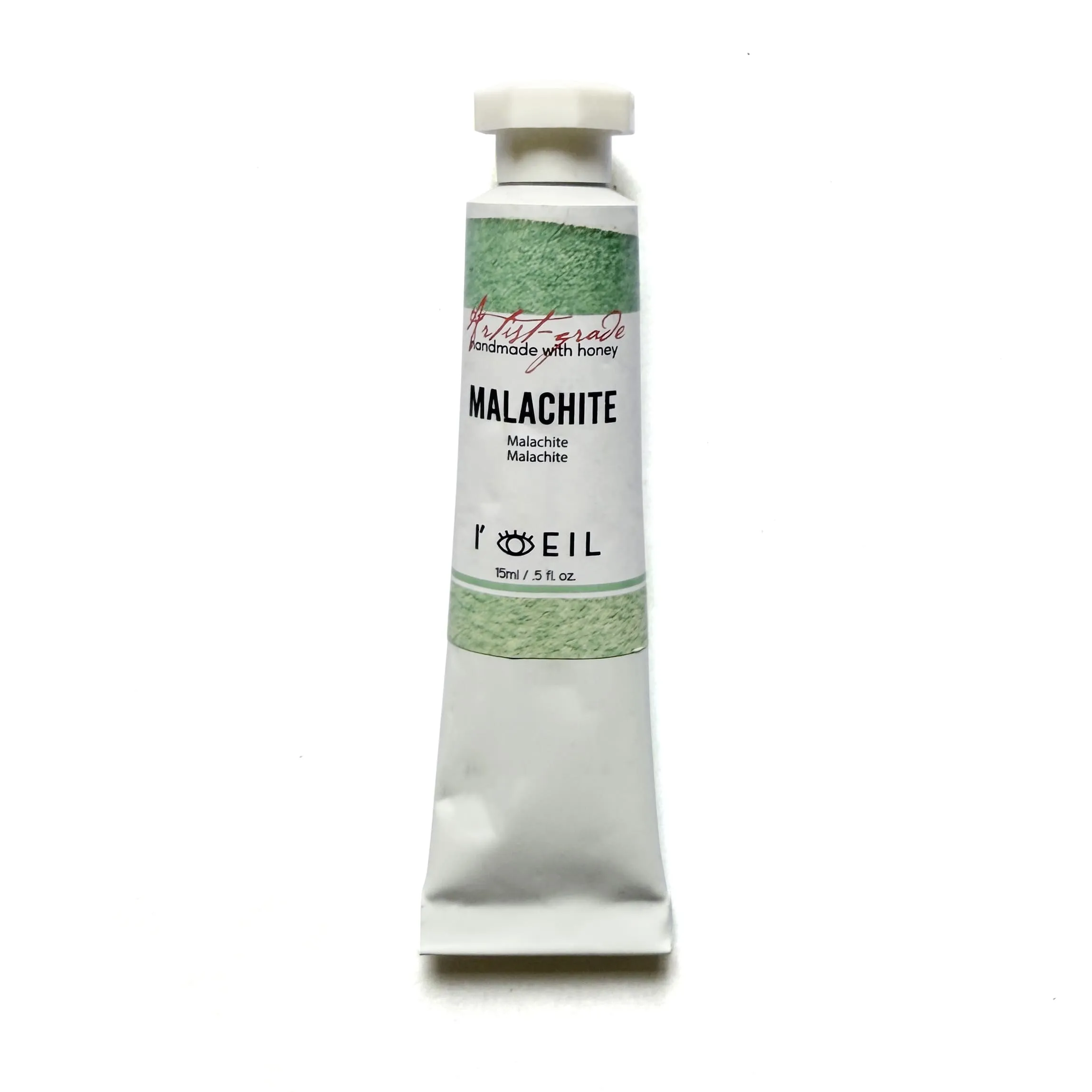 multipurpose Malachite (Mineral) - Artist Grade Handmade Honey Based Watercolor Tube 15Ml