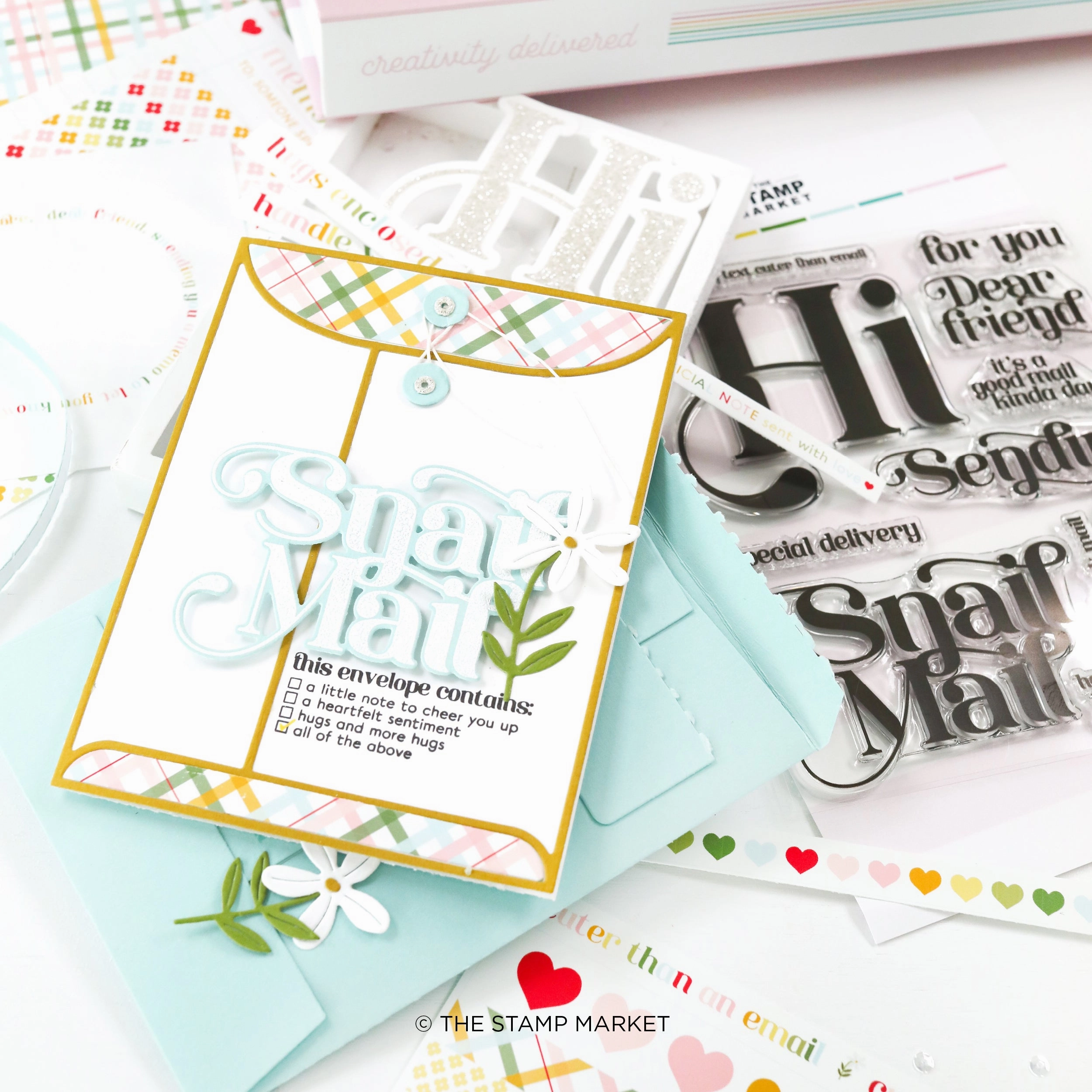 Manilla Messages Stamp Set cotton