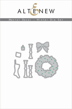Mantel Decor - Winter Die Set rubber