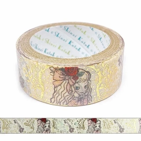 Mysterious Alice Tiny Key Washi Tape ergonomic
