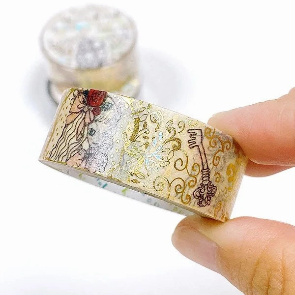 Mysterious Alice Tiny Key Washi Tape portable
