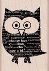 ergonomic Newspaper Owl Stamp