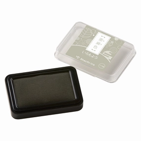 muted limited Shachihata Shachi-Iro Ink Pad Traditional Japanese Colors - Flaxen