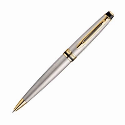Waterman Expert Stainless Steel & Gold Ballpoint Pen wholesale rugged