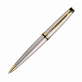 Waterman Expert Stainless Steel & Gold Ballpoint Pen wholesale rugged