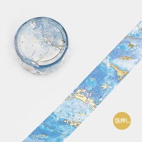 popular robust Marble Stone Pattern Vol. 2 Blue Washi Tape