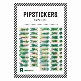 new waterproof Marbled Green Reminders Stickers