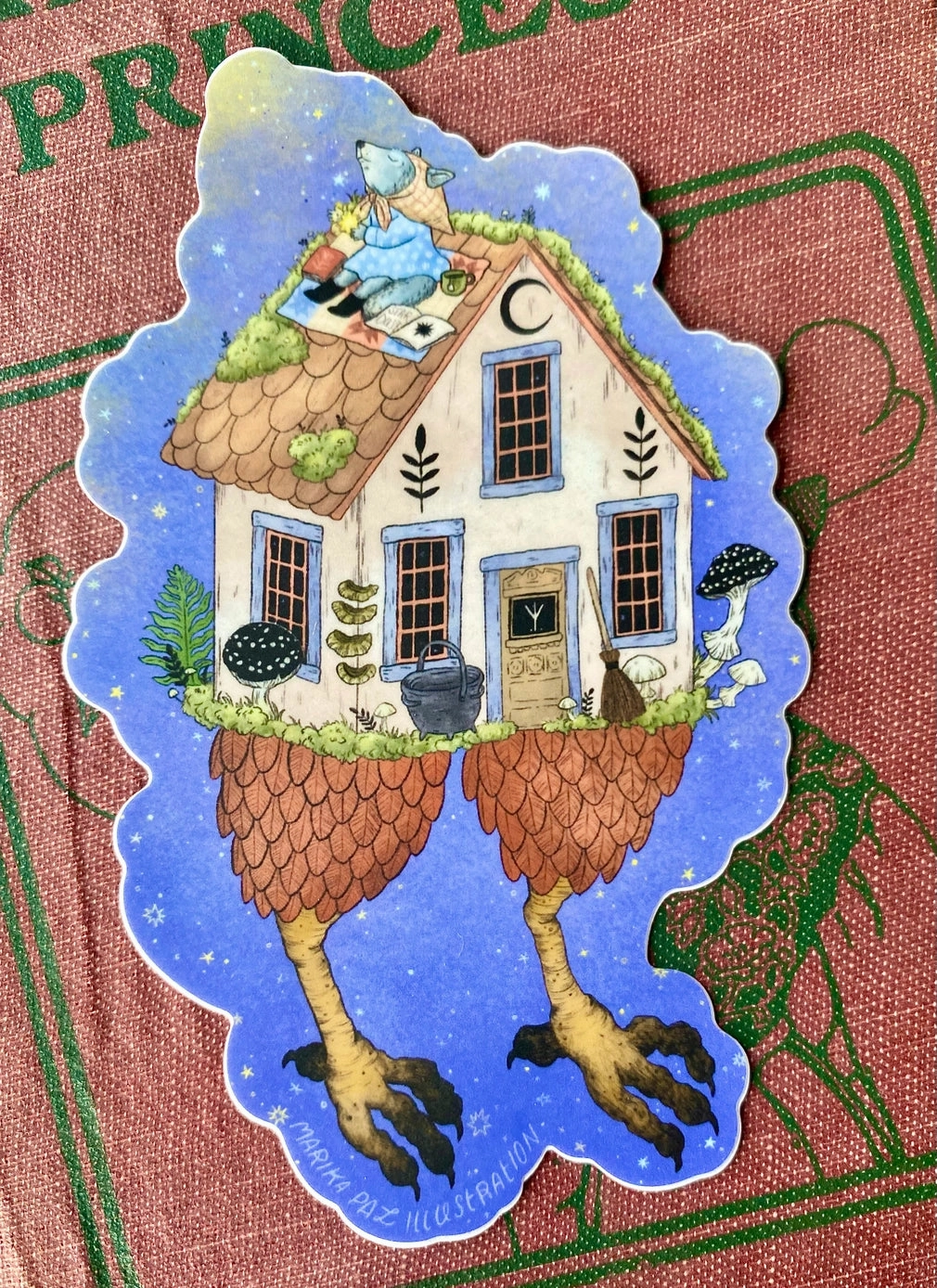vivid Marika Paz Vinyl Sticker - Baba Cottage