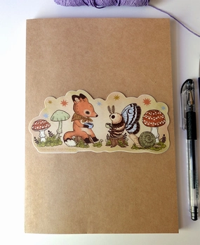 Marika Paz Vinyl Sticker - Tea Time large
