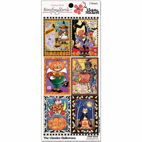 sleek Mary Engelbreit? Classics Halloween Stickers