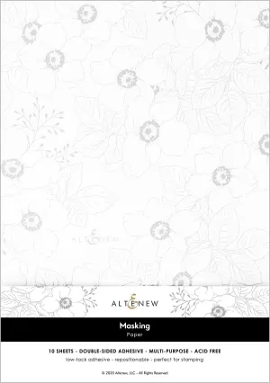 organic heatproof Masking Paper (10 Sheet/Set)
