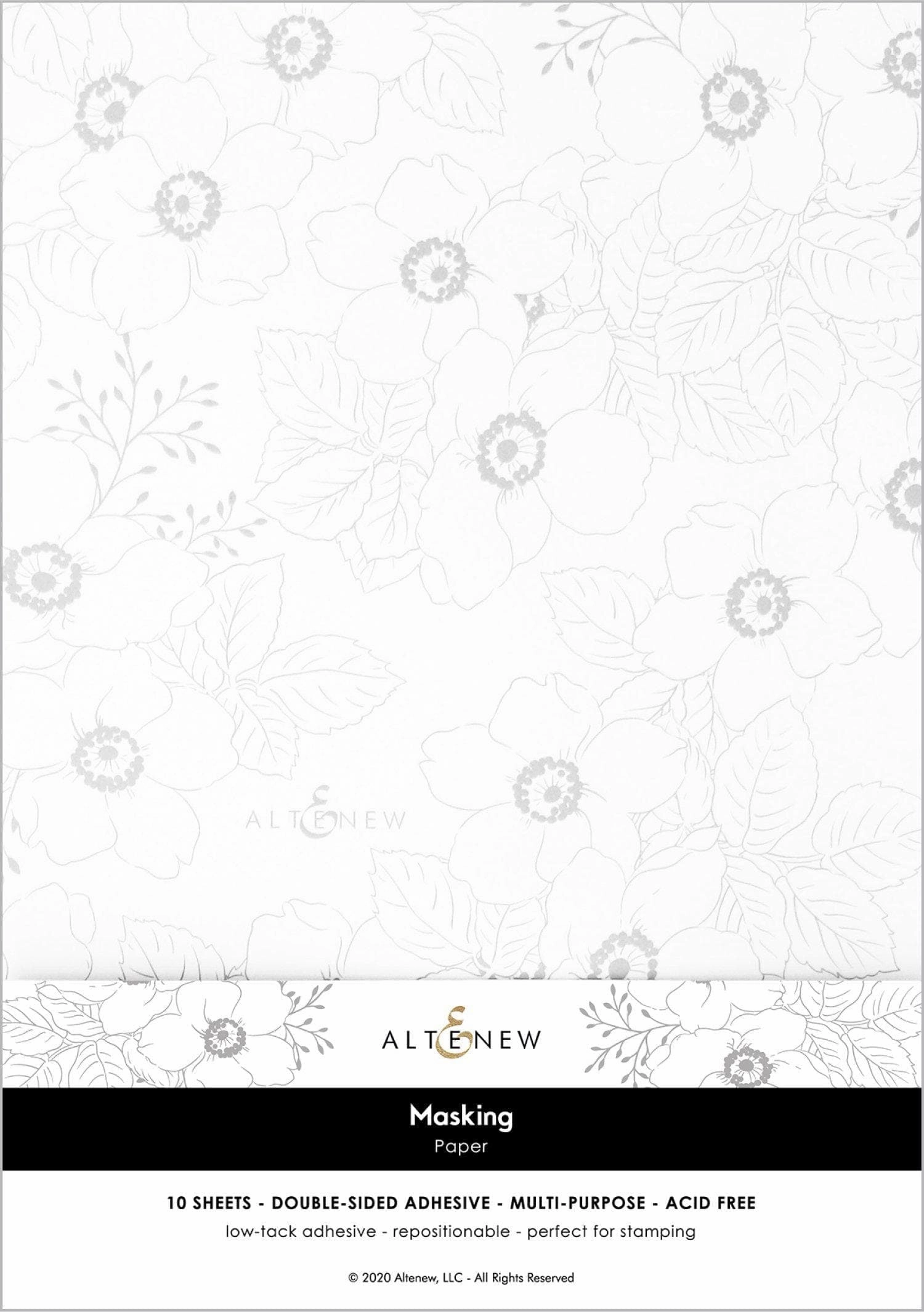organic heatproof Masking Paper (10 Sheet/Set)