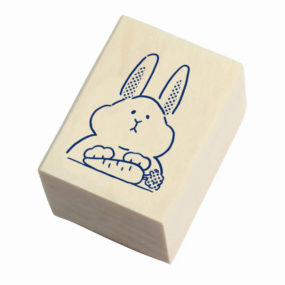 matte original Masking Tape Companion Rubber Stamp - Itadakimasu