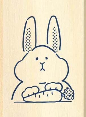 refillable Masking Tape Companion Rubber Stamp - Itadakimasu