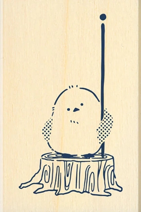 Masking Tape Companion Rubber Stamp - Shimaenaga solid