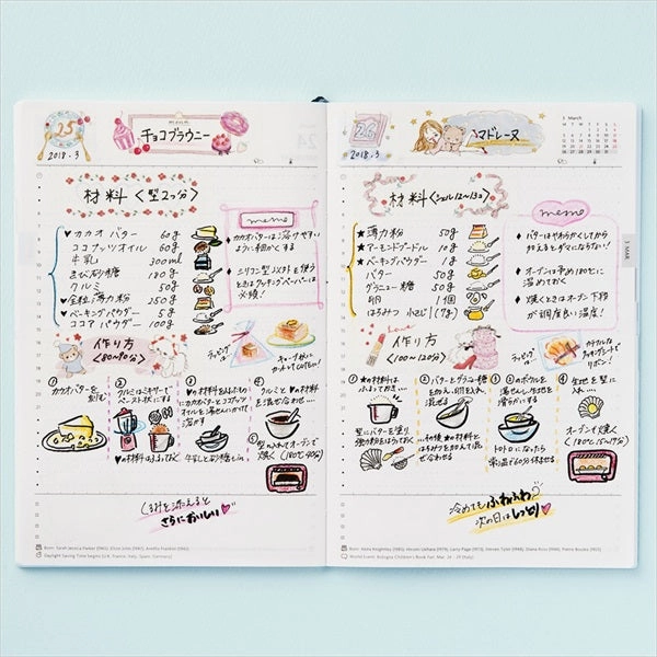 rugged collectible Maste Perforated Washi Tape For Diary Title Hand-Drawn Illustration