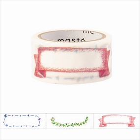 Maste Perforated Washi Tape For Diary Title Hand-Drawn Illustration new biodegradable