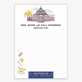 Call Congress Notepad tiny