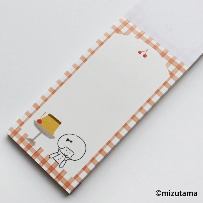 wholesale warm Kokoro Moyou Slim Memo Pad - Chilling