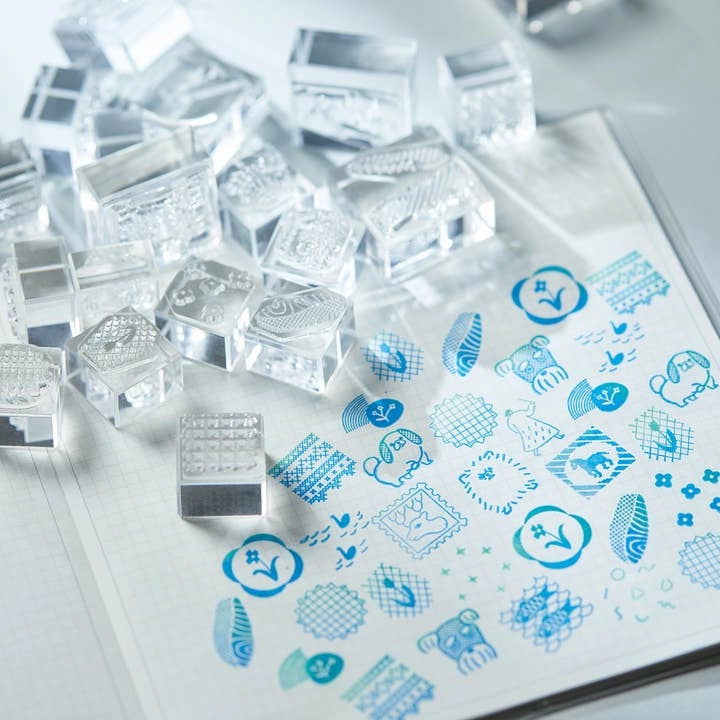 Kori Jirushi Crystal Clarity Stamp- Tree ceramic minimalist