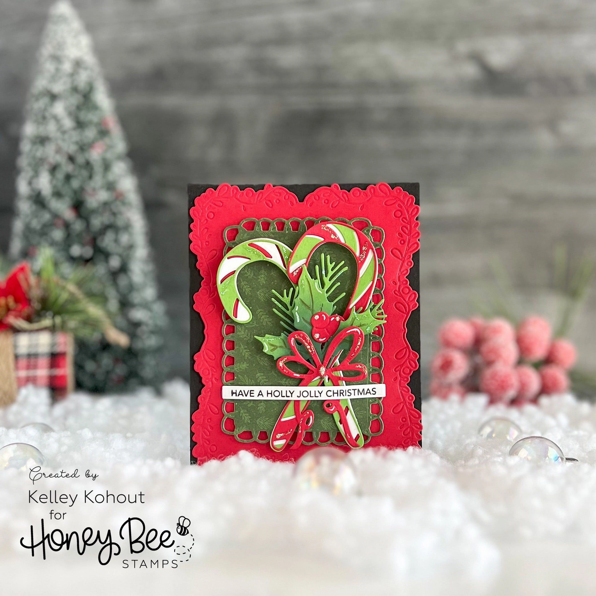finest Mini Messages: Holiday - 4X5 Stamp Set