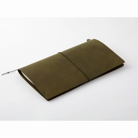 Traveler'S Notebook Starter Kit- Regular Size- Olive tall single